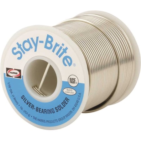 HARRIS Stay Brite 96/4 1 lb. Lead Free Solder Wire 1/8 in. Dia SB61